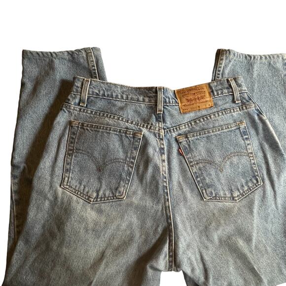Vintage Levi's 551 Relaxed Fit Tapered Leg High-Waist SIZE 16 Med 100% Cotton - Picture 6 of 10